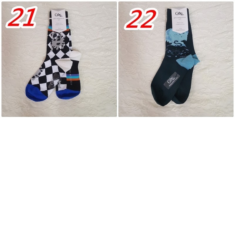 現貨 法國 潮襪 GMS ab襪 襪子中筒襪 小腿襪 狗 刺蝟 小花  男襪 女襪 【78catus 義賣 幫助浪貓】-細節圖7