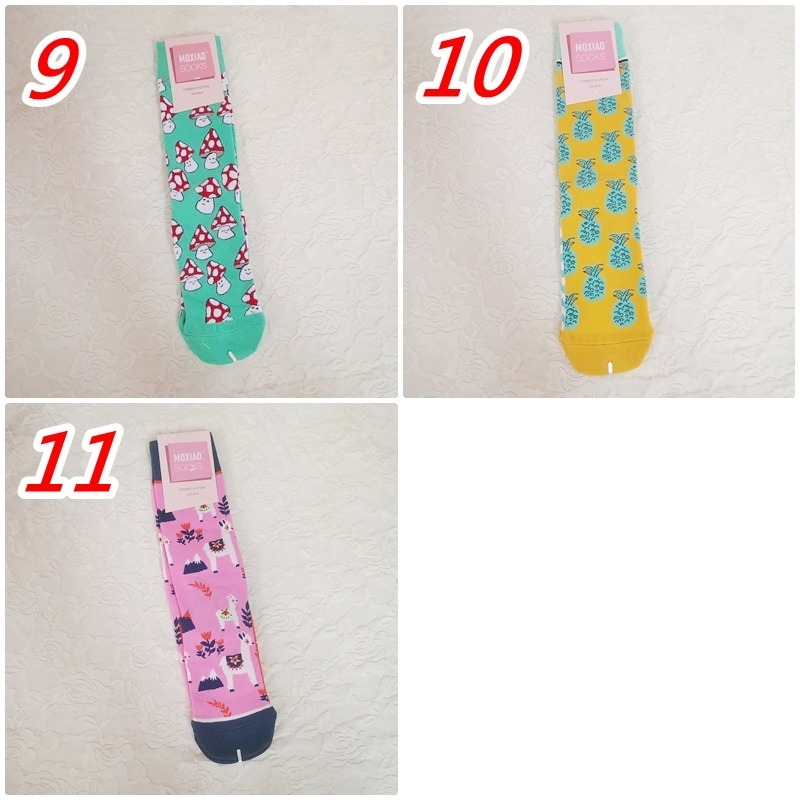現貨 日系 襪子 中筒襪 小腿襪 美人魚 羊駝 冰淇淋 草莓 蘑菇 長頸鹿  【78catus 義賣 幫助浪貓】-細節圖4