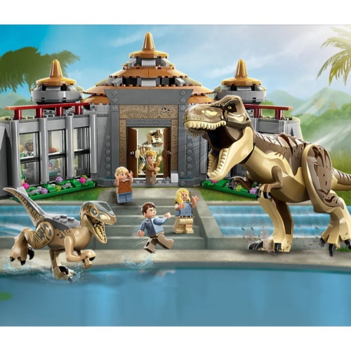 LEGO樂高 侏儸紀世界系列 76961 Visitor Center: T. rex &amp; Raptor Attack