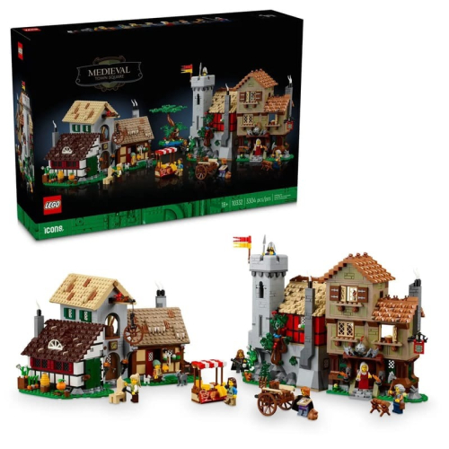 &lt;阿光樂高&gt; LEGO Icons 10332 中世紀城市廣場