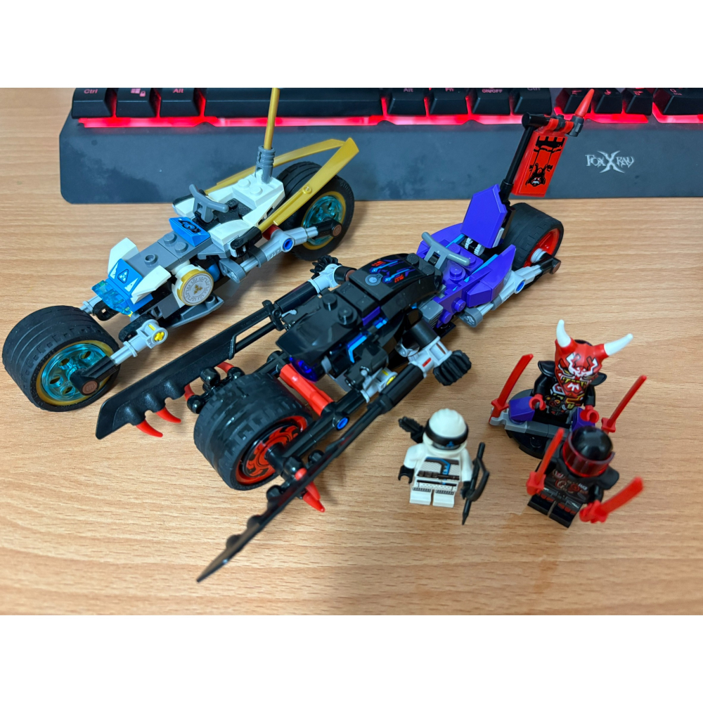 《阿光樂高》Lego 70639 四手 MR.E E先生 蛇捷豹街頭大車拼 Ninjago 旋風忍者 二手-細節圖2
