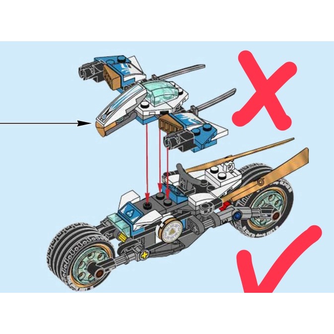 《阿光樂高》Lego 70639 四手 MR.E E先生 蛇捷豹街頭大車拼 Ninjago 旋風忍者 二手-細節圖3