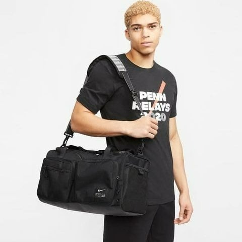 【大力好物】NIKE UTILITY 手提 運動 健身 離家出走 旅行袋 黑色 籃球 配件 包包 CK2795010-細節圖5