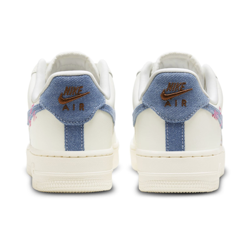 【大力好物】 Nike Air Force  1 AF1  JUST DO IT 小香 丹寧小香風 FJ7740-141-細節圖5