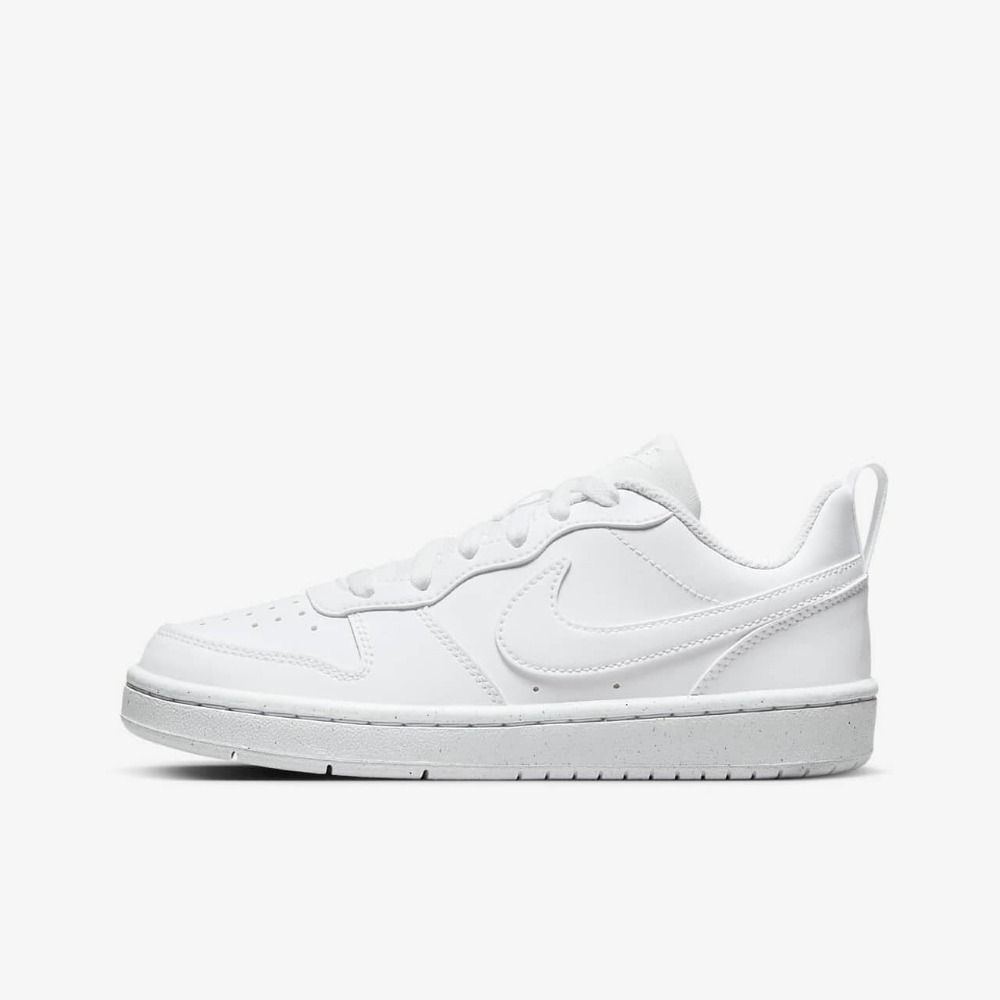 【大力好物】Nike Court Borough Low 白色 Triple White  滑板鞋 DV5456106-細節圖2