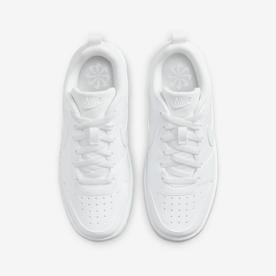 【大力好物】Nike Court Borough Low 白色 Triple White  滑板鞋 DV5456106-細節圖4