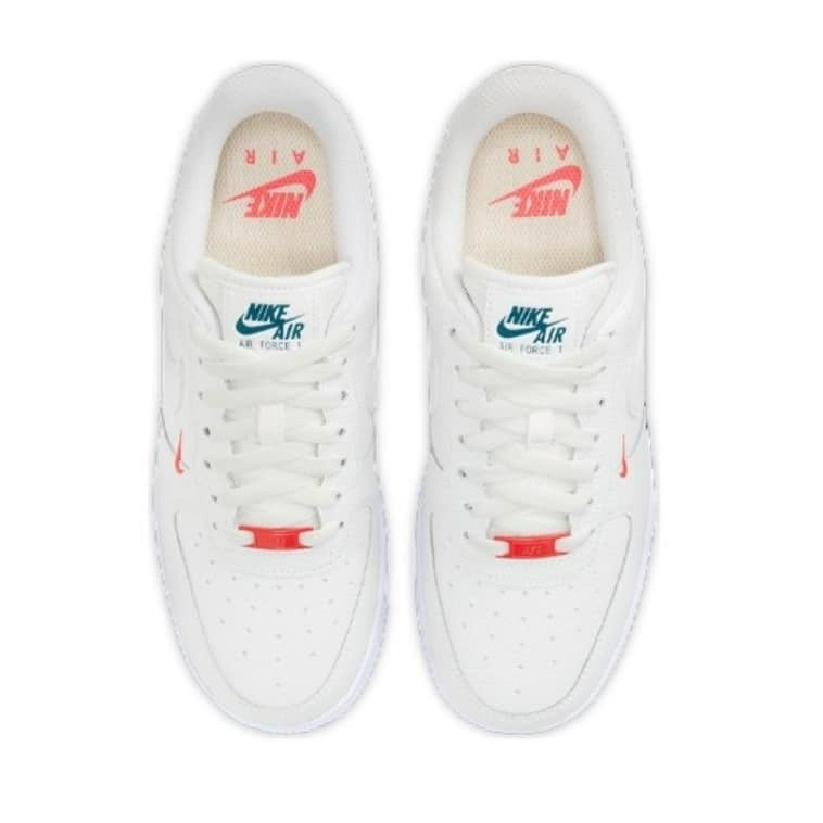 【大力好物】Nike W Air Force 1 07 ESS 白色 多色 女鞋 休閒鞋 AF1 CT1989-101-細節圖2