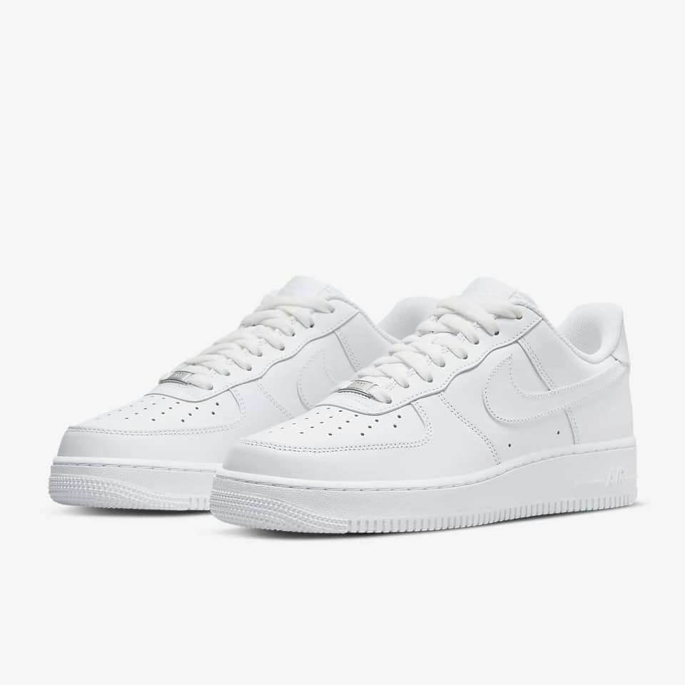 大力好物】Nike Air Force 1 07 全白男鞋休閒鞋復古籃球鞋基本款AF1