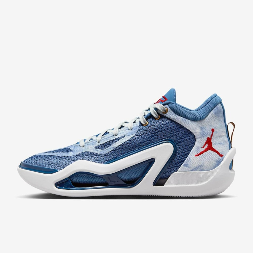 【大力好物】Nike Jordan Tatum 1 PF 藍白 男鞋 籃球鞋 喬丹 塔圖姆 丹寧 DZ3321-400-細節圖2