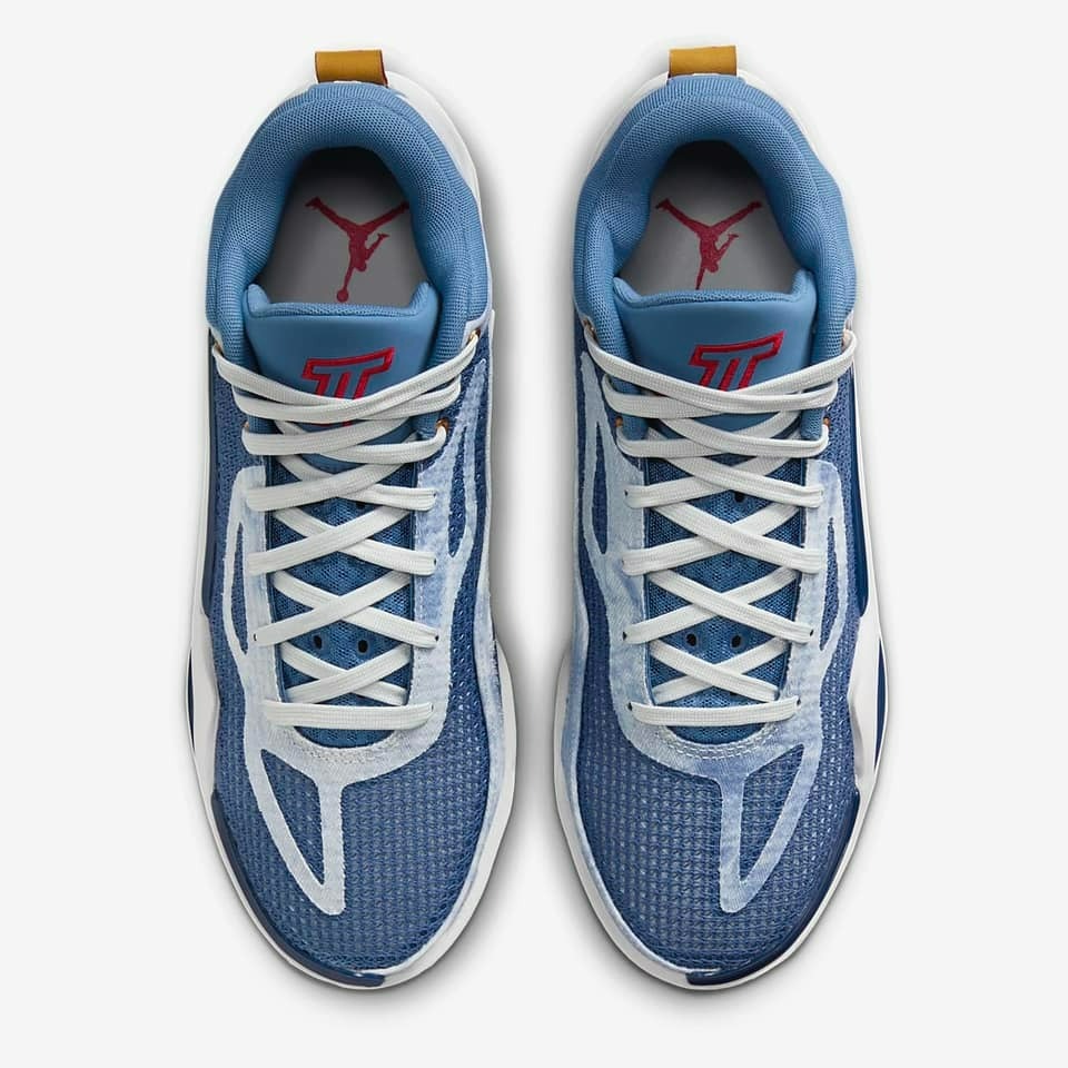 【大力好物】Nike Jordan Tatum 1 PF 藍白 男鞋 籃球鞋 喬丹 塔圖姆 丹寧 DZ3321-400-細節圖6