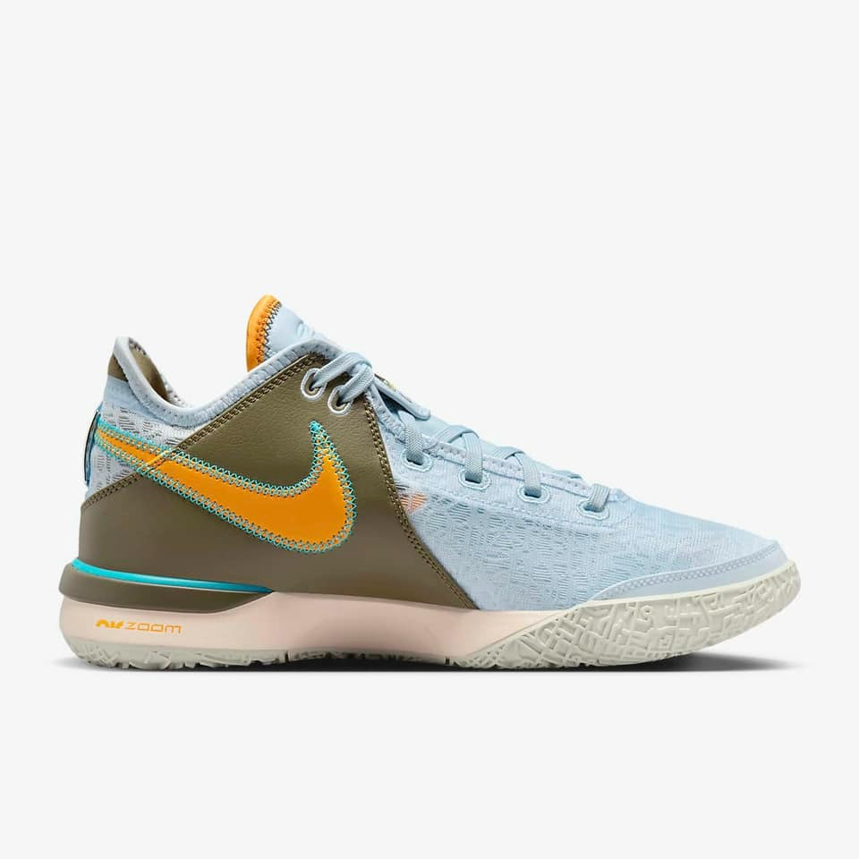 【大力好物】Nike Zoom LeBron NXXT Gen EP 藍灰綠 男鞋 籃球鞋 詹皇 DR8788-400-細節圖4