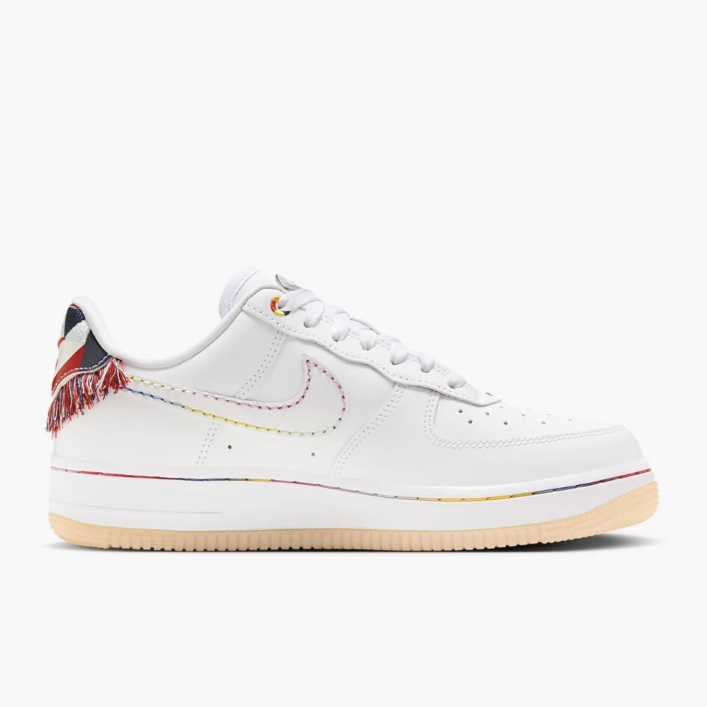 【大力好物】Nike Air Force 1 07  白色 女鞋 休閒鞋 復古球鞋 AF1 流蘇 FN8918-111-細節圖3