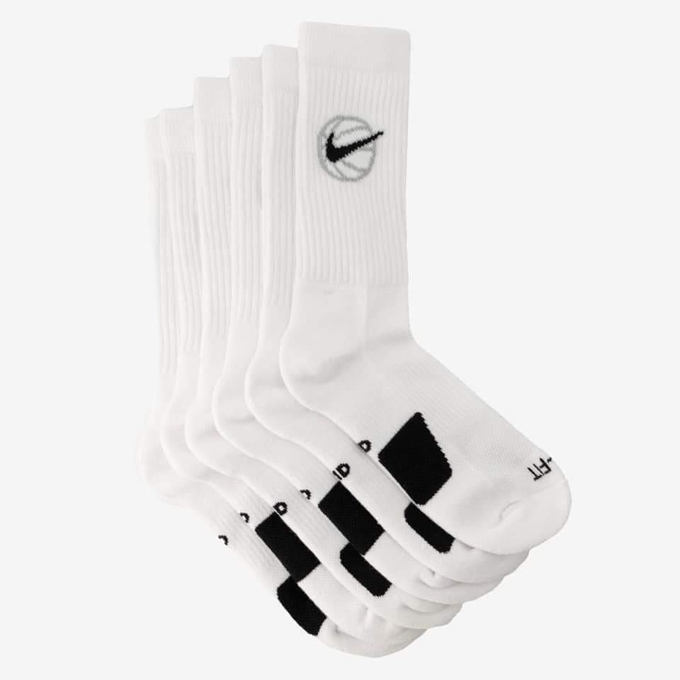 【大力好物】NIKE ELITE  白色 厚底 小腿襪 籃球襪 休閒襪 菁英籃球襪 三雙一組 超好穿 吸汗 排汗-細節圖6