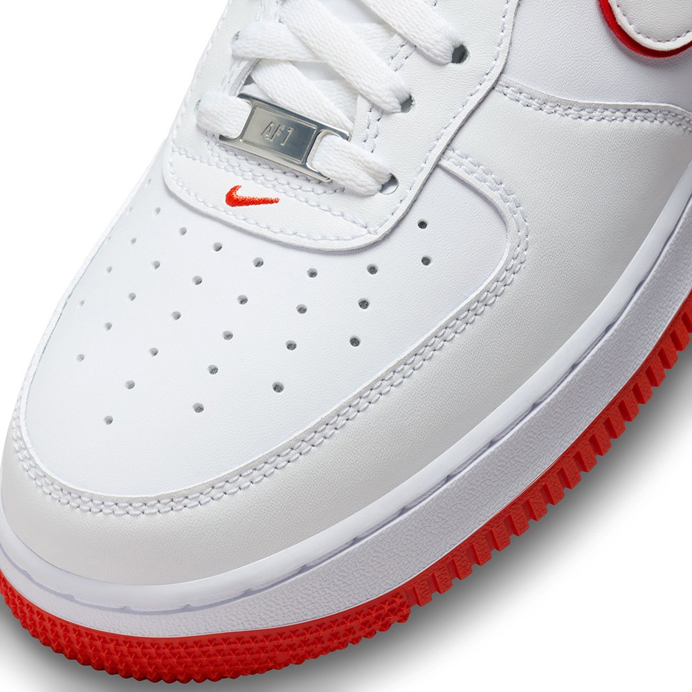 【大力好物】NIKE 耐吉 休閒鞋 男鞋 運動鞋 AF1 AIR FORCE 1 07 白紅 DV0788-102-細節圖8