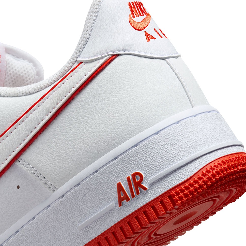 【大力好物】NIKE 耐吉 休閒鞋 男鞋 運動鞋 AF1 AIR FORCE 1 07 白紅 DV0788-102-細節圖9