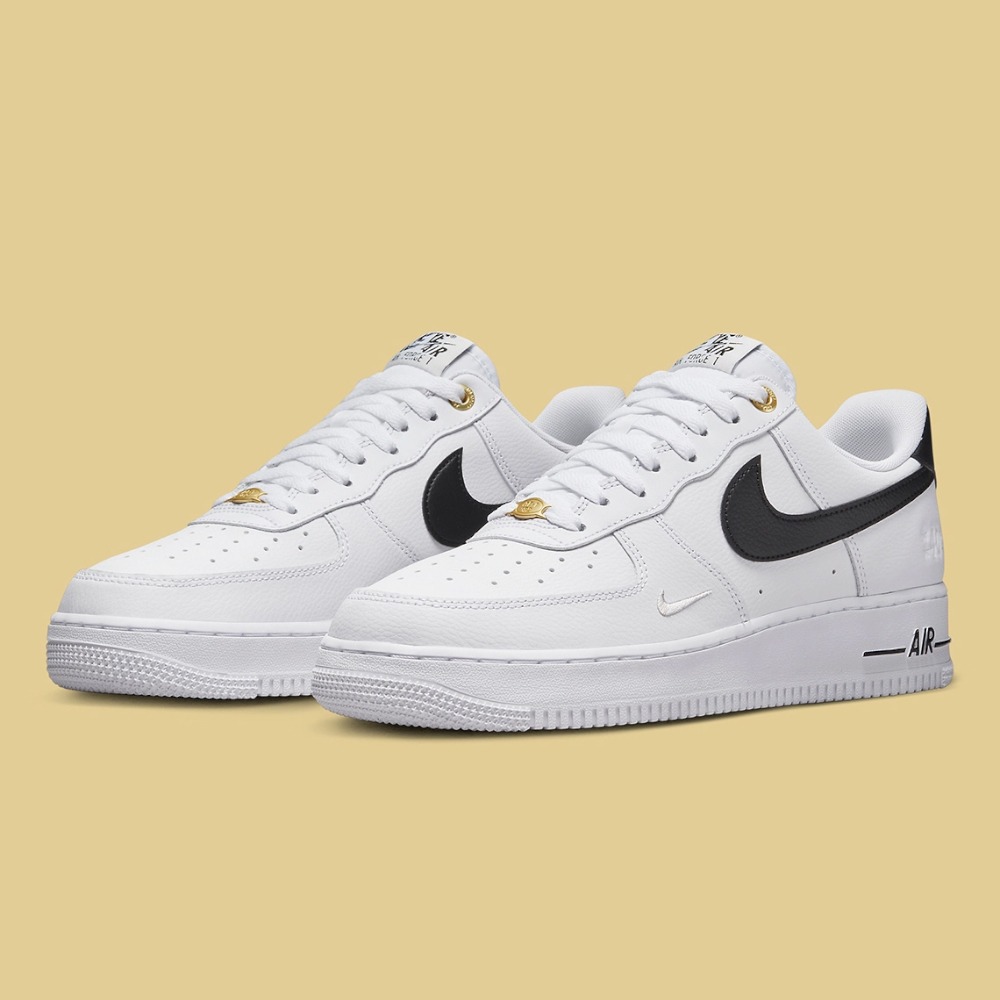 大力好物】Nike Air Force 1 Low 40th 40週年白黑鉤男款DQ7658-100