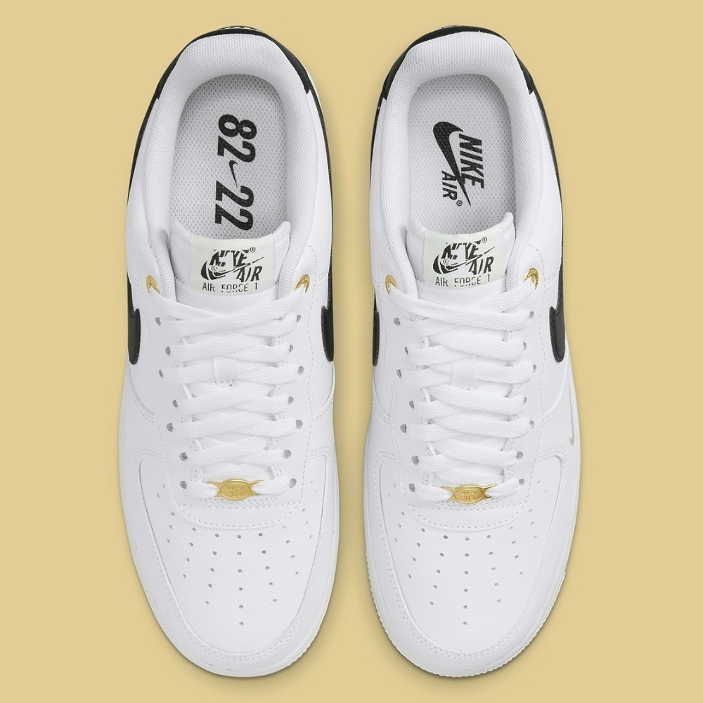 【大力好物】Nike Air Force 1 Low 40th 40週年 白黑鉤 男款 DQ7658-100-細節圖2