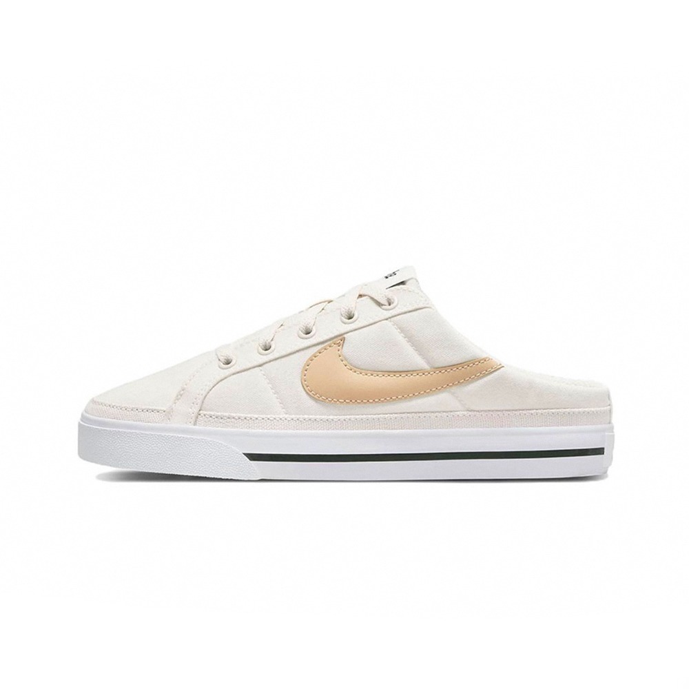 【大力好物】NIKE  Legacy Mule  杏色 穆勒鞋 懶人鞋 拖鞋 休閒鞋 DB3970-002-細節圖2