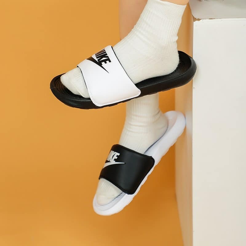 【大力好物】Nike Victori One Slide 白黑 男鞋 女鞋 拖鞋 鴛鴦 陰陽 DD0234-100-細節圖7