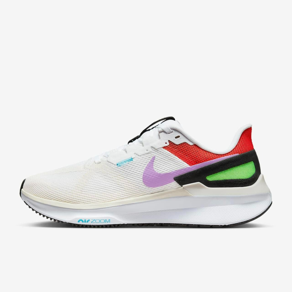 【大力好物】Nike Air Zoom Structure 25  白紫紅 男鞋 慢跑鞋 訓練鞋 FV4867-100-細節圖6