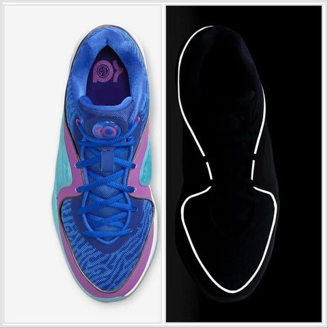 【大力好物】Nike KD16 EP 藍紫白 男鞋 籃球鞋 Kevin Durant XDR DV2916-401-細節圖4