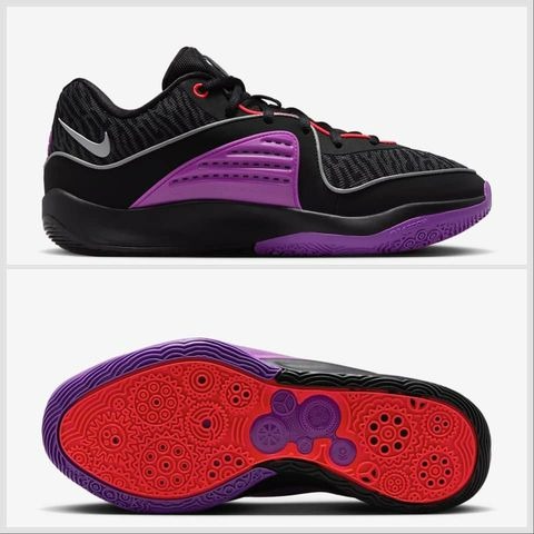 【大力好物】Nike KD16 EP 黑紫 男鞋 籃球鞋 Kevin Durant XDR DV2916-002-細節圖3