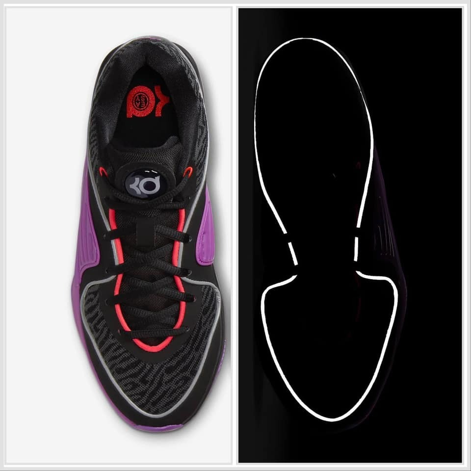【大力好物】Nike KD16 EP 黑紫 男鞋 籃球鞋 Kevin Durant XDR DV2916-002-細節圖4