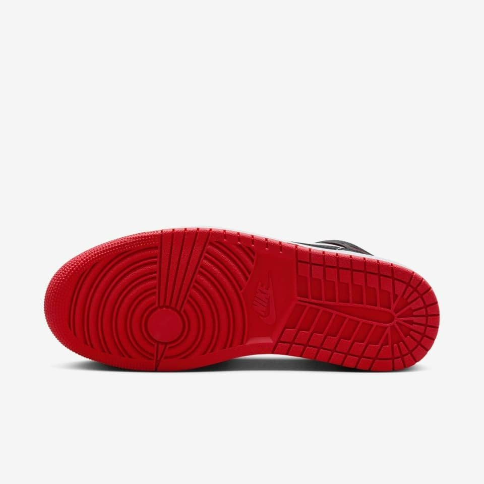 【大力好物】Nike Air Jordan 1 Mid 白黑紅 男鞋 休閒鞋 復古球鞋 喬丹 AJ1 DQ8426106-細節圖5