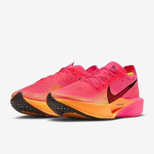 【大力好物】Nike ZoomX Vaporfly Next% 3 粉橘黑 男鞋慢跑鞋 碳纖維 DV4129-600