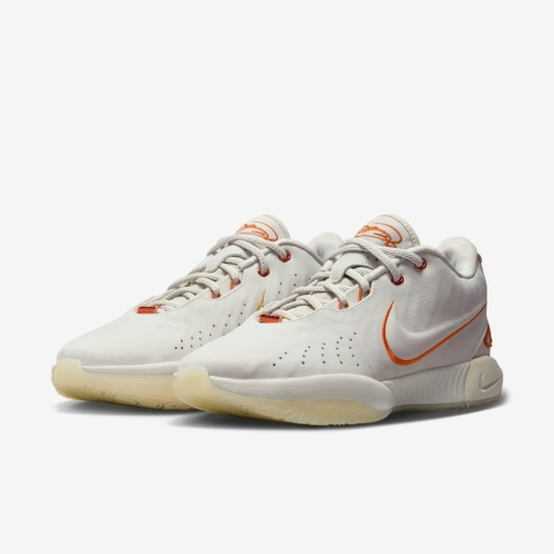 【大力好物】Nike LeBron XXI EP 米白橘 男鞋 籃球鞋 James LBJ 氣墊 FV2346-001