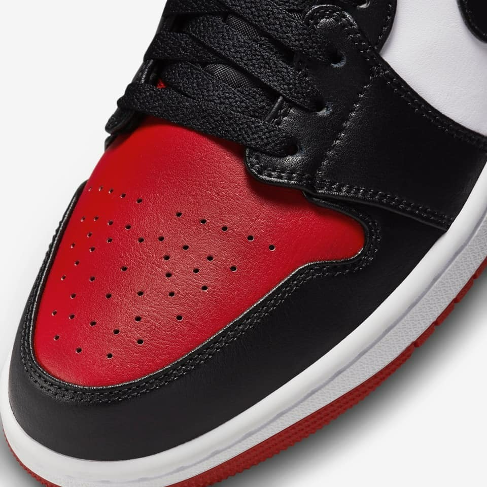 【大力好物】Nike Air Jordan 1 Low 白紅黑 男鞋 休閒鞋 復古鞋 喬丹 AJ1 553558-161-細節圖7