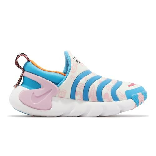 【大力好物】Nike 童鞋 Dynamo Go SE PS 中童 小朋友 粉紅 藍 毛毛蟲 休閒鞋 DZ2863-100-細節圖3