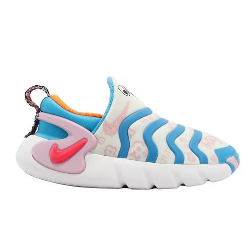 【大力好物】Nike 童鞋 Dynamo Go SE PS 中童 小朋友 粉紅 藍 毛毛蟲 休閒鞋 DZ2863-100-細節圖6