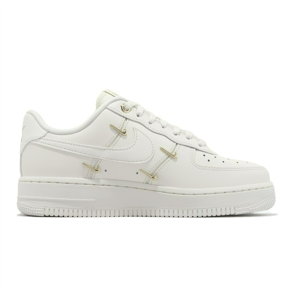 【大力好物】Nike 休閒鞋 Air Force 1 07 米白 金屬勾勾 女鞋 炫雅 AF1 FV3654-111-細節圖2