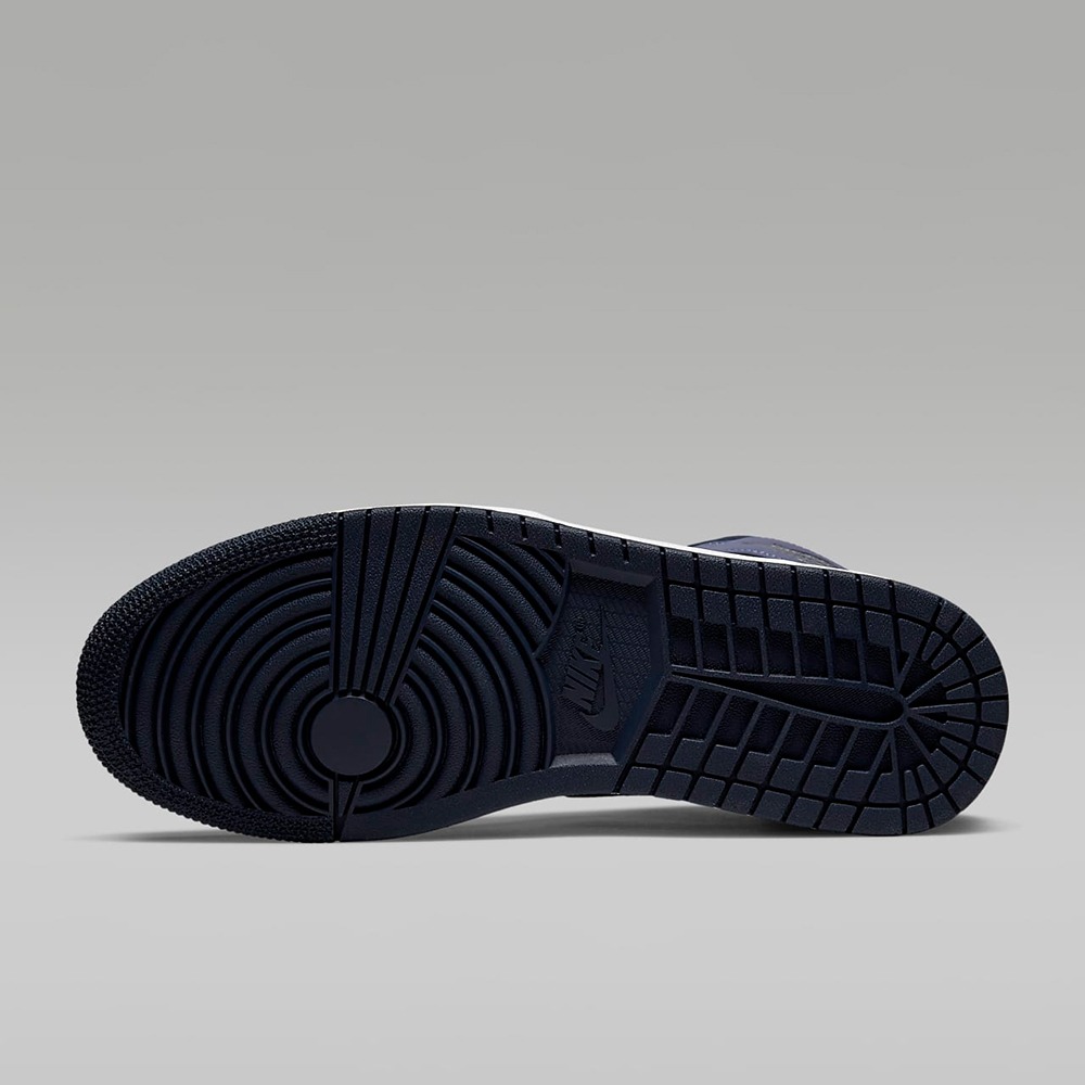 【大力好物】AIR JORDAN 1 MID 男鞋 灰紫(554724445)-細節圖4