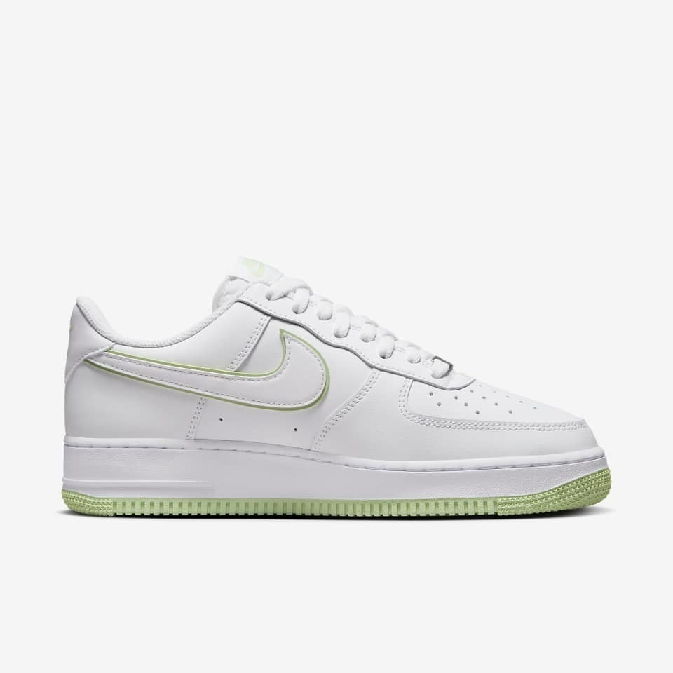 【大力好物】Nike Air Force 1 07 白綠 男鞋 女鞋 休閒鞋 復古球鞋 AF1 DV0788-105-細節圖7