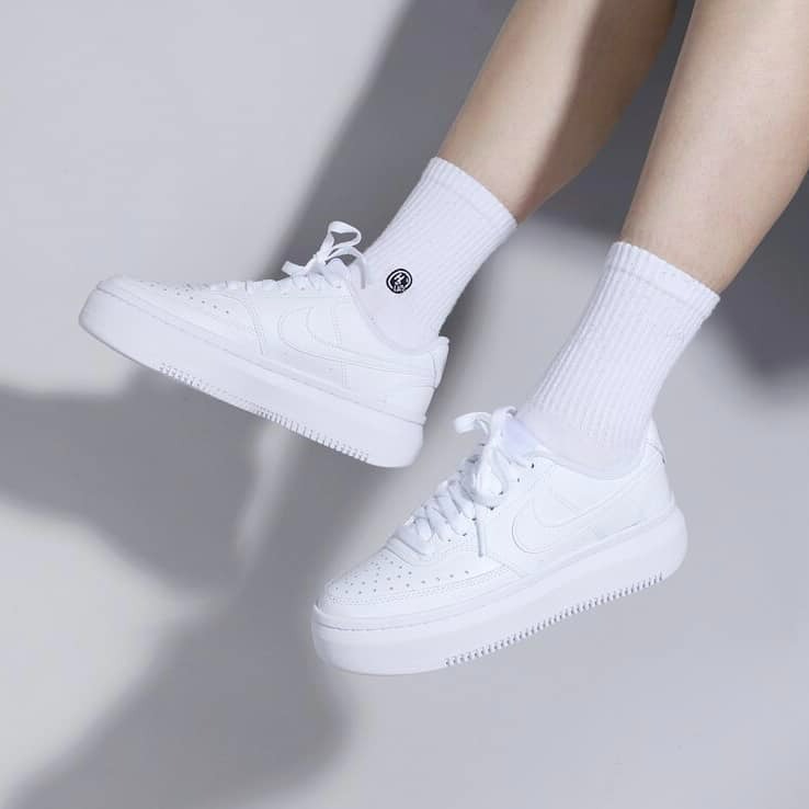 【大力好物】Nike W Court Vision Alta LTR 白色 休閒鞋 小白鞋 DM0113 -100-細節圖8