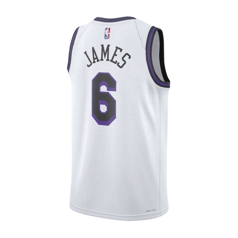 【大力好物】Nike  NBA  Jersey CITY  LeBron James 洛杉磯湖人 DO9597-101-細節圖3