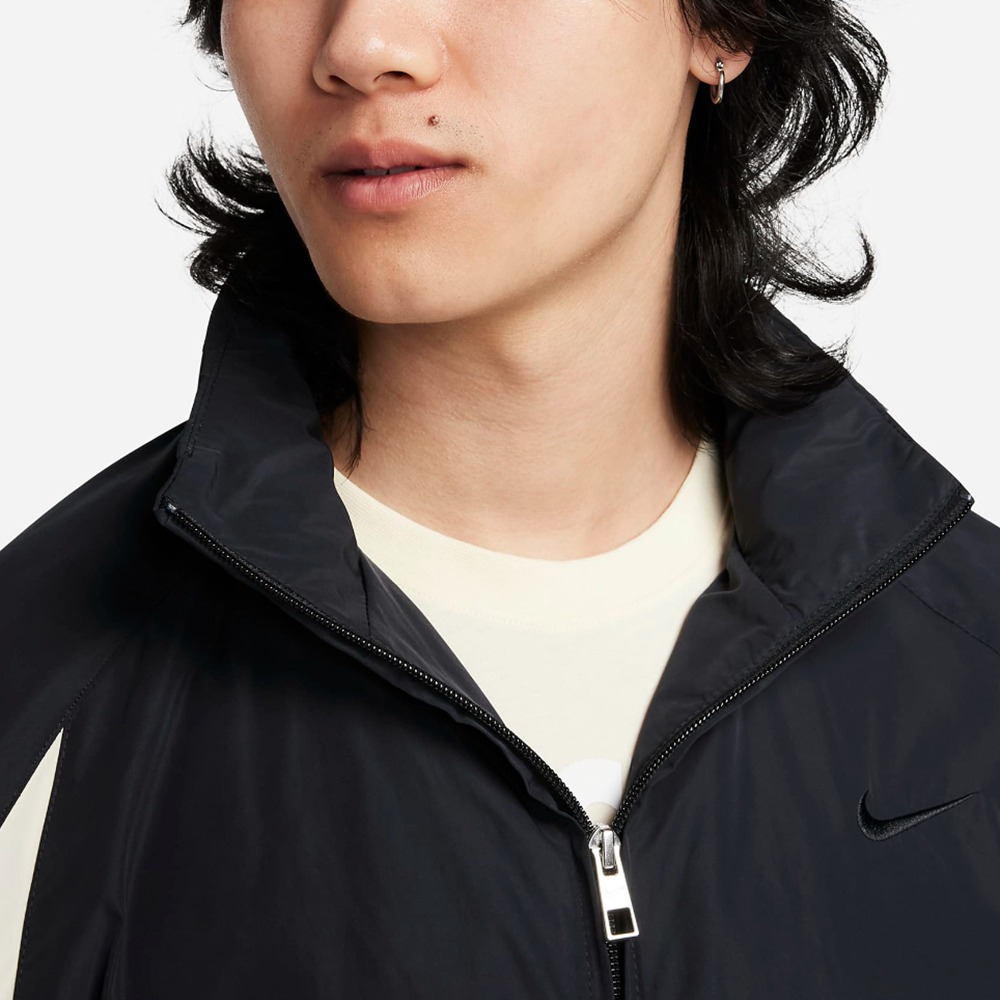 【大力好物】NIKE 外套 男款 運動外套 風衣外套  SWOOSH WVN JKT 黑白 FB7878-010-細節圖4