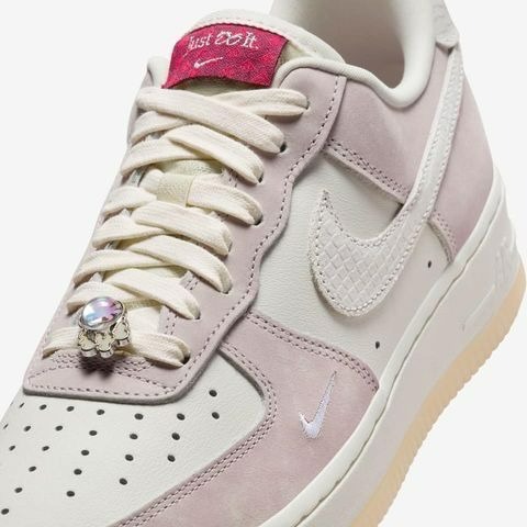 【大力好物】Nike Air Force 1 07 LX 米白紫 女鞋 休閒鞋 復古球鞋 AF1 FZ5066-111-細節圖6