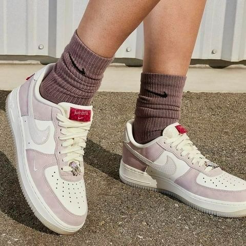 【大力好物】Nike Air Force 1 07 LX 米白紫 女鞋 休閒鞋 復古球鞋 AF1 FZ5066-111-細節圖9