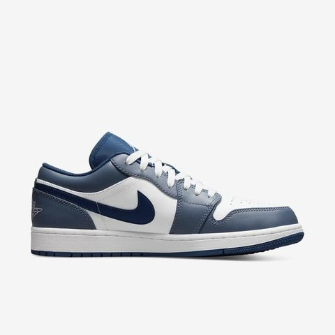 【大力好物】Nike Air Jordan 1 Low 藍白 男鞋 休閒鞋 復古球鞋 喬丹 AJ1 553558-414-細節圖4