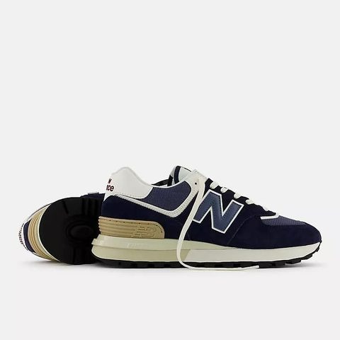 【大力好物】 New Balance NB 574 Legacy 藍白 男鞋 女鞋 休閒鞋 復古球鞋 U574LGBB-細節圖4