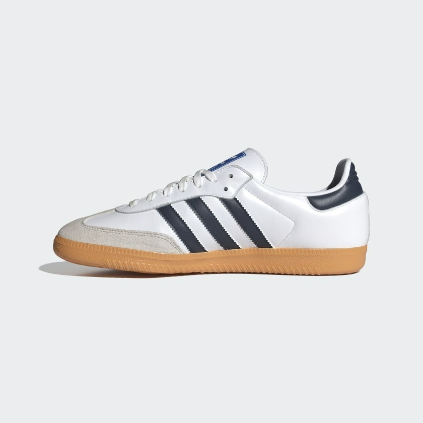 【大力好物】Adidas OG Samba OG 白藍 男鞋 女鞋 休閒鞋 復古球鞋 IF3814-細節圖5