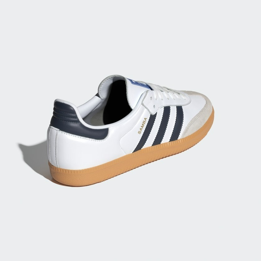 【大力好物】Adidas OG Samba OG 白藍 男鞋 女鞋 休閒鞋 復古球鞋 IF3814-細節圖8