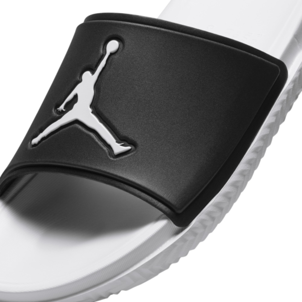 【大力好物】NIKE JORDAN JUMPMAN SLIDE 拖鞋 男 運動 AJ 喬丹 黑白 FQ1598-010-細節圖5