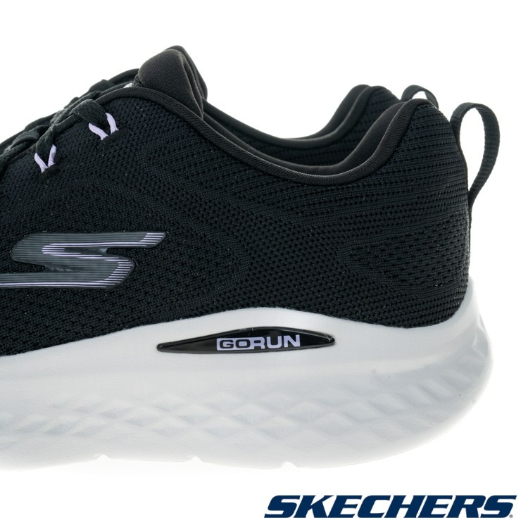 【大力好物】SKECHERS 慢跑鞋 Go Run Lite-Pure 女鞋 黑 紫 透氣 緩震 回彈鞋墊 健走 運動鞋-細節圖5