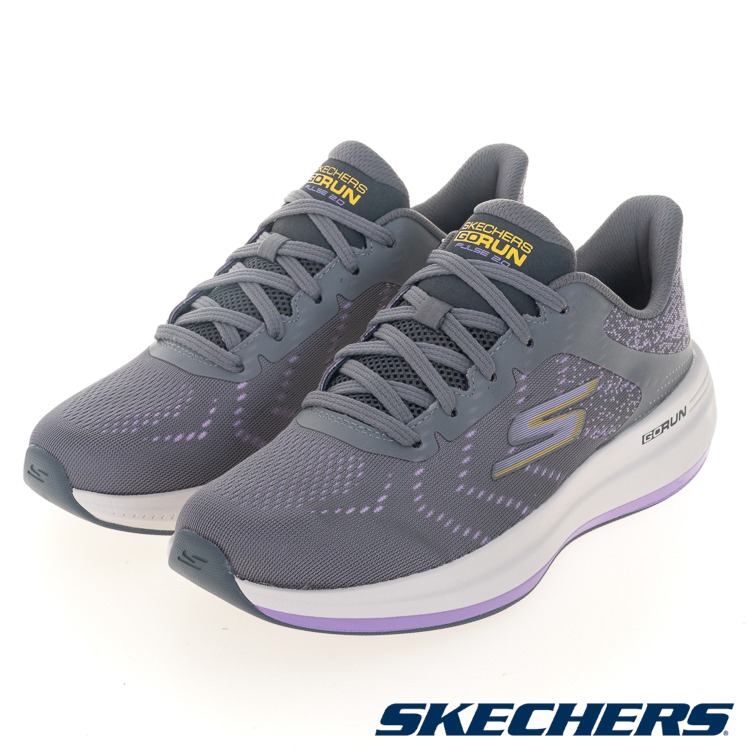 【大力好物】SKECHERS 慢跑鞋 Go Run Pulse 2.0 女鞋 黑 灰 輕量 避震 瑜珈鞋墊 健走 運動鞋-細節圖5