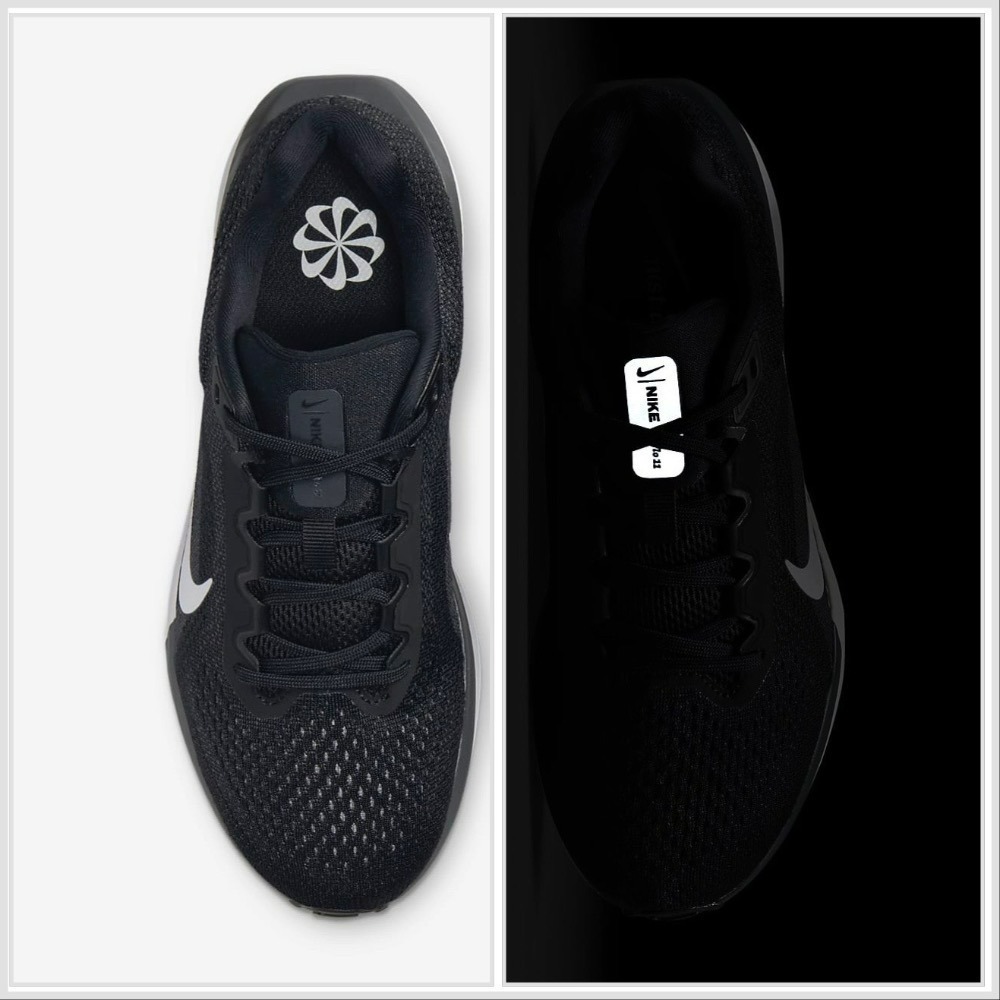 【大力好物】Nike Air Winflo 11 黑白 女鞋 慢跑鞋 訓練鞋 超軟 FJ9510-001-細節圖5