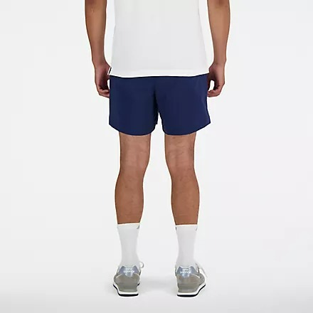 【大力好物】NEW BALANCE 黑 深藍 5吋 梭織 運動 短褲 慢跑 透氣 快乾  MS41517-細節圖10